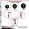 Service Caster 4 Inch Polyolefin Swivel Caster Set with Roller Bearings 2 Brakes SCC SCC-20S420-POR-2-TLB-2 - alternate 4